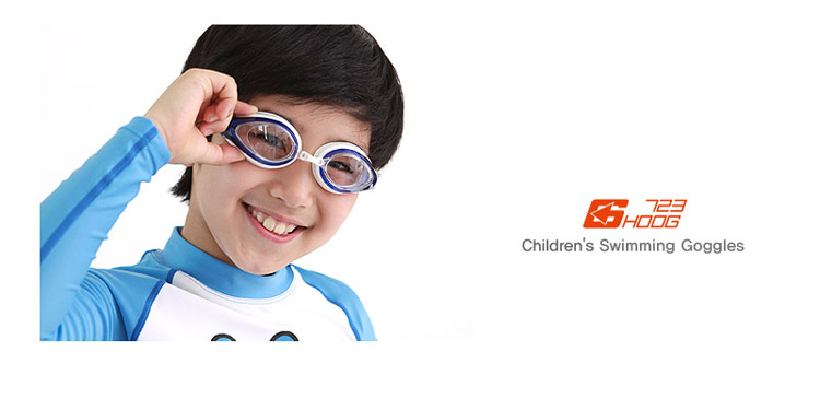 Kính bảo hộ chống sương mù HD của trẻ em HOOG chống thấm nước bắt mắt học sinh đào tạo kính bơi cho bé Hàn Quốc đích thực - Goggles mua kính bơi