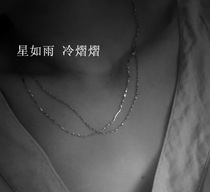 Guest exchange 925 sterling silver gold chain more blew stars like rain]