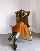 Clouds softness and warmth feeling of smoke young alpaca hair elegant and middle tone