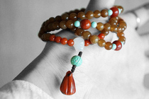 Explosive welfare ~ rare little family oil Zizi ~ Mieli mixed oil sweet honey sugar white jade seed material 108 bracelet