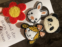 Exit ~ Advanced Warm Sensation Healing Animals Handmade Hairpin Hairpin Hairpin clipped to South Korean women