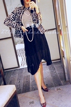 Lambskin tweed coat was in the United States and the United States in the United States and the United States in the United States and the United States in the United States and the United States for sparkling sweet grandma temperament