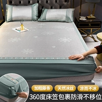 Стиль зеленой кровати с питохса-водой