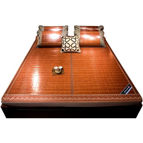 Бамбуковые коврики, бамбук, бамбук -летние одноразовые соломенные коврики, двойная обнаженная спящая летняя общежитие шелковое коврик