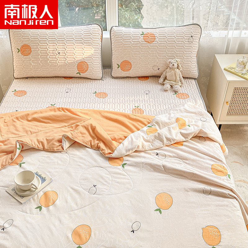 South Pole summer air conditioning by summer cool by washed cotton thin and quilted by a single quilt core summer quilt by the spring and autumn