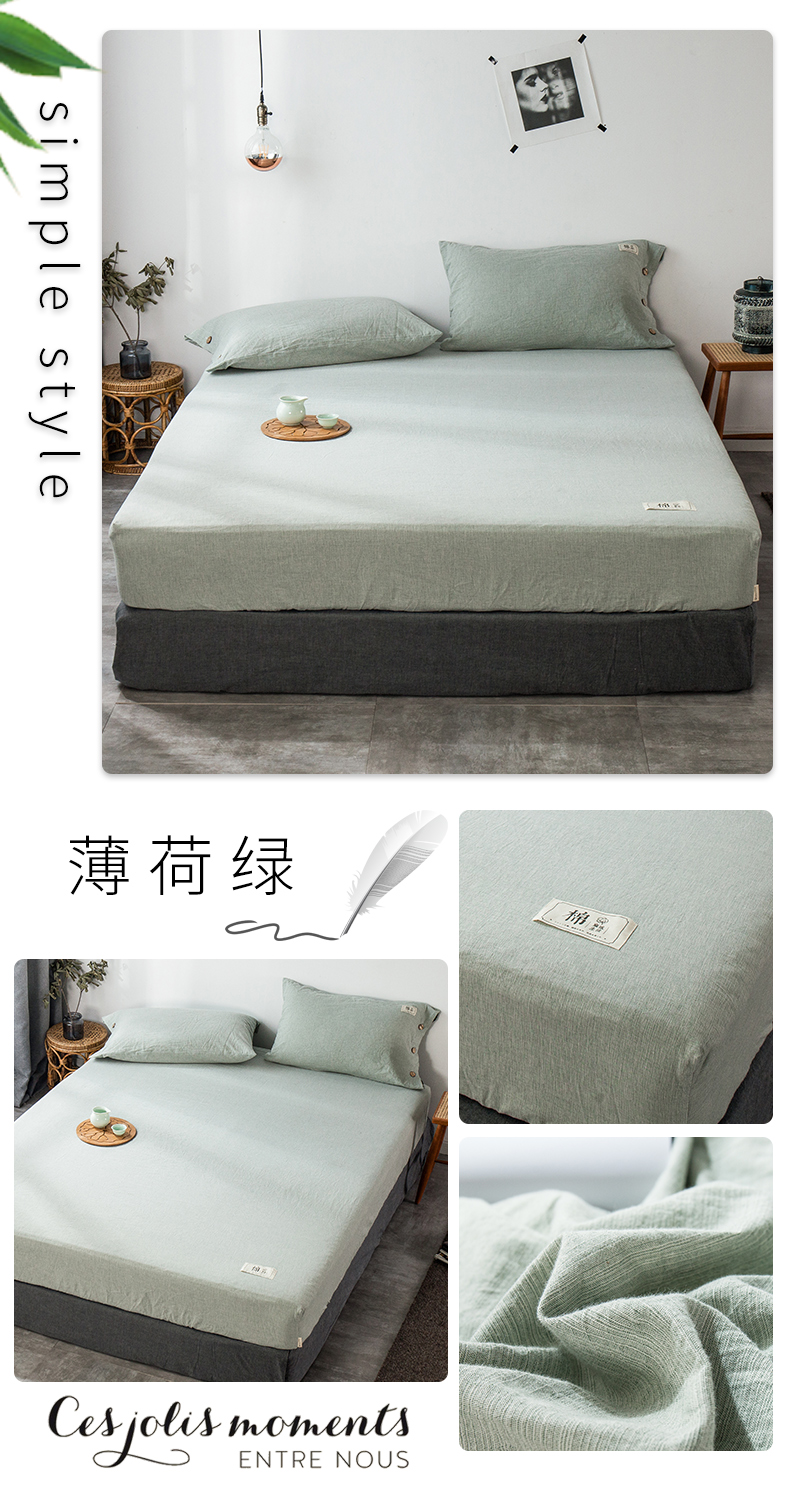 Giường ở Nam Cực mattress Tấm nệm cotton đơn 1,5 tấm trải giường bằng vải trải giường 1.8 giường Simmons bảo vệ - Trang bị Covers Mua ga phủ giường