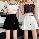 Летняя приталенная сексуальная юбка, мини-юбка, размер, А-силуэт