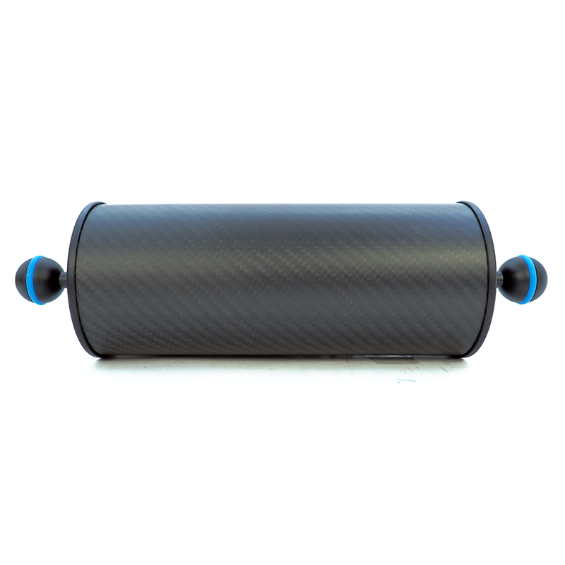 BubbleScuba carbon fiber buoyancy arm 80mm 10 inch diving photography double ball head buoyancy