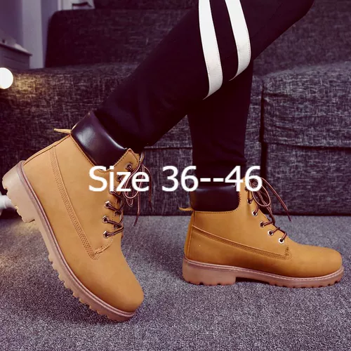 Женские плоские ботинки Martin Boots Big Size 43