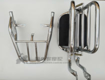 Tianjian 125 YBR125 JYM125-2 plus folding side-turning large shelf rear tail frame large pedal