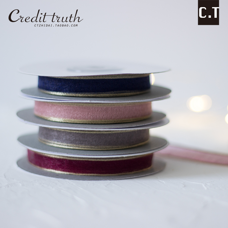 1cm light luxury Nordic snow yarn high-end ribbon DIY handmade gift packaging translucent yarn accessories