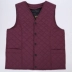 Áo len nam lông một ông bố trung niên ấm áp cộng với áo nhung cotton thật áo vest nữ mùa đông Áo vest cotton
