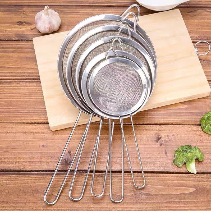 Stainless steel colander filter screen oil insulation noodle spoon flour sieving oil spoon oil fishing juice Chinese medicine soybean milk oil grid
