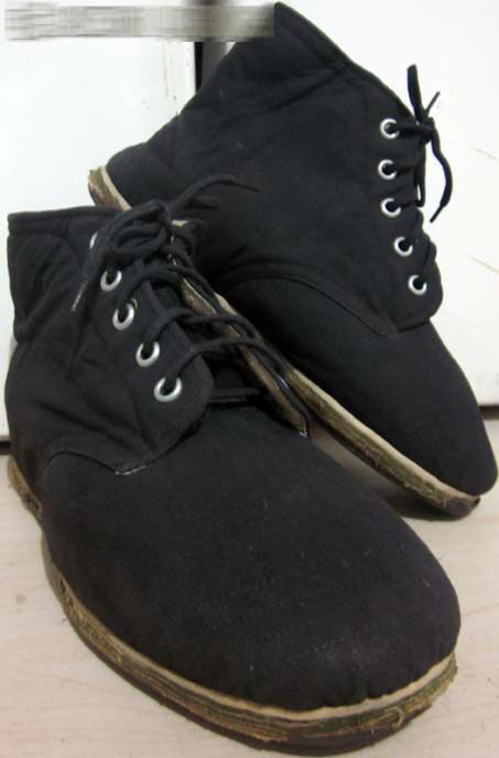 Inventory 65 type outdoor winter cotton shoes 55 gear poking cotton shoes old cadres hand - made thousand layers of cotton shoes
