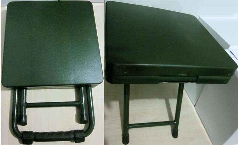 New Army Green Portable Outdoor Learning Stool HQ Soldiers Folding Stool Camper Barracks Warrior Multifunction Office Chairs