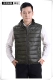 Mùa thu và mùa đông nam xuống áo bông trung niên thanh niên ấm áp áo vest vai dày vest nam trung niên áo vest nam tuổi 50