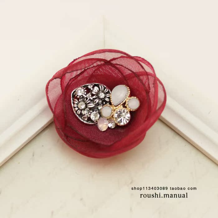 Broche Lovers en Fils de soie - Ref 1175595 Image 18