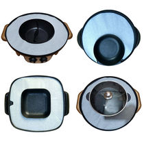 Rinse Grill Integrated Pan Barbecue Paper Grilled Paper Round Square Crescent Grilled Pan Paper Suction Oil Paper Square Baking Paper Round