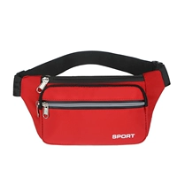 Красная поясная сумка