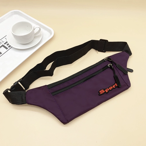 Спортивная универсальная поясная сумка подходит для мужчин и женщин, бумажник для велоспорта, невидимая наклейка, для бега, анти-кража