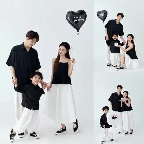 Черный реквизит для фотографии, камера, широкая цветовая палитра, семейный стиль