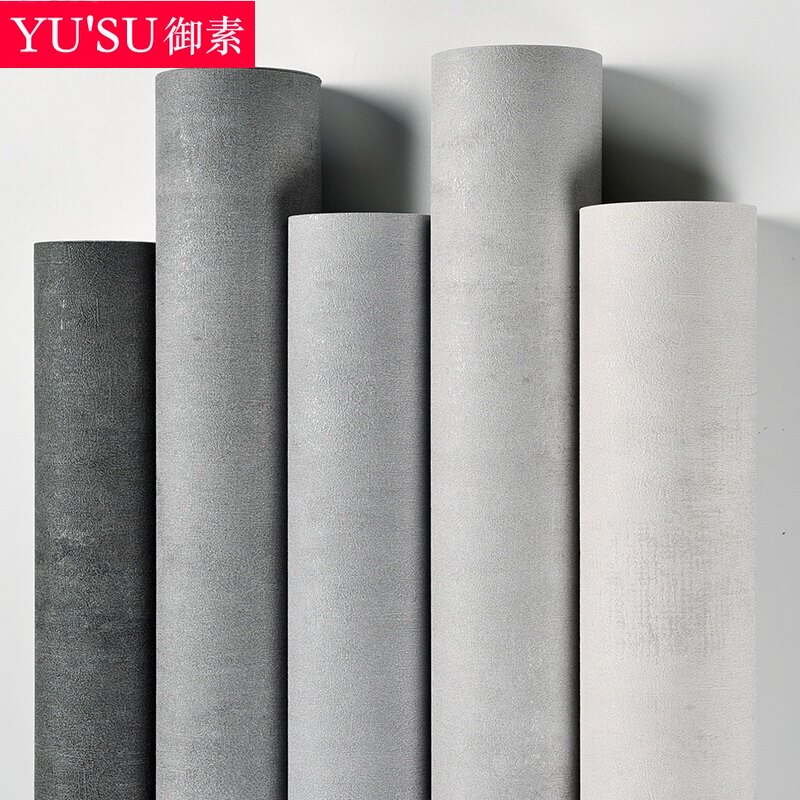 Industrial Feng Shui marl wallpaper retro nostalgic Nordic vegan waterproof dining room clothing store women's clothing store wallpaper