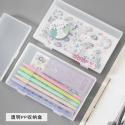 Handbook stickers, small items packaging storage box, mini plastic box, classification, sorting and sorting, desktop storage box