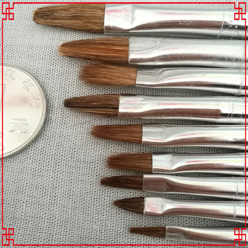 Peking Opera Flowers Denier Floral Facial Makeup Pen Opera Drama Makeup Supplies Wolverine Oil Color Eyebrow Pen Performance Makeup Items