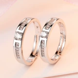 Цирконий для влюбленных, модное обручальное кольцо подходит для мужчин и женщин, (Трансграничная торговля), простой и элегантный дизайн