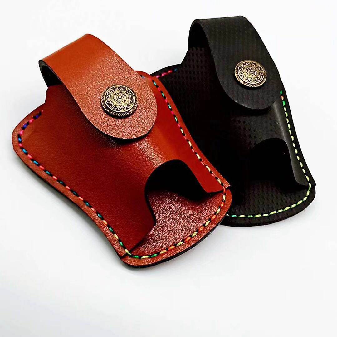 Affordable thickened ultra-slim leather back-card slingshot bag basically applicable on the market all common bow type slingshot bag