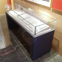  Museum display cabinet Antique collection display cabinet Cultural relics calligraphy and painting cabinet Beijing custom antique collection metal counter