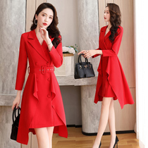 European Station Liondress Girl 2022 Spring and autumn new high-end trendy close-range goddess Fan suit skirt