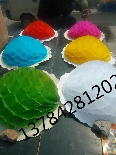 Funeral wreath material 45cm hemisphere center flower paper flower 100pcs