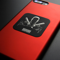 Mobile phone holder magnetic sheet patch large powerful mobile phone holder magnetic iron sheet patch HST ring magnetic vehicle