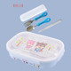 hộp hâm cơm Trẻ em 304 tấm lưới thép không gỉ bé tách tấm phim hoạt hình dễ thương đặt hộp ăn trưa trường tiểu học chống vỡ - Hộp cơm điện sưởi ấm hộp com giữ nhiệt zojirushi