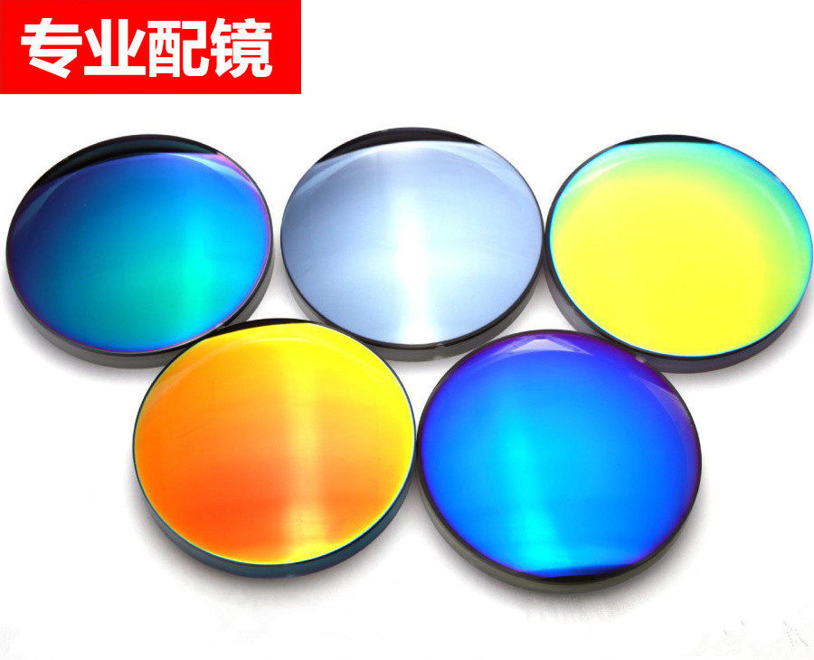 定製1 56 1 61近視太陽眼鏡片偏光黑灰茶色鏡片有度數太陽眼鏡片2片價