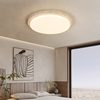 Yellow Travertine Bedroom Ceiling Lamp, Japanese Wabi-Sabi Style, New Minimalist Designer Vintage Round Room Study Lighting Fixture