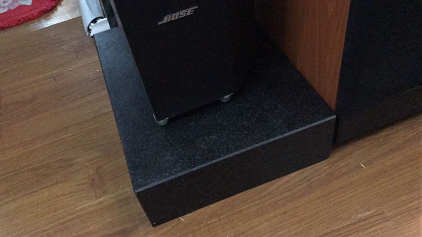Manufacturers direct sales of natural black granite speaker scaffold marble acoustic pad power amplifier machine shock absorber board