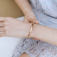 Tide, минималистичный оригинальный дизайнерский золотой женский браслет из нержавеющей стали, простой и элегантный дизайн, розовое золото