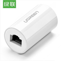 Green RJ45 network cable connector Network cable docking head connector Lightning protection network pass-through head 20391