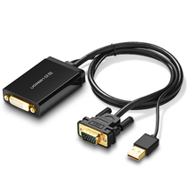 Green United VGA to DVI converter VGA to DVI24 1 DVI-D male to female adapter 30839