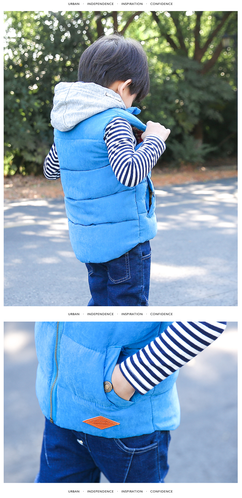 Áo vest trẻ em mùa thu đông dày cô gái mới mùa đông mặc áo cotton cho bé mùa xuân và mùa thu áo quần trẻ em