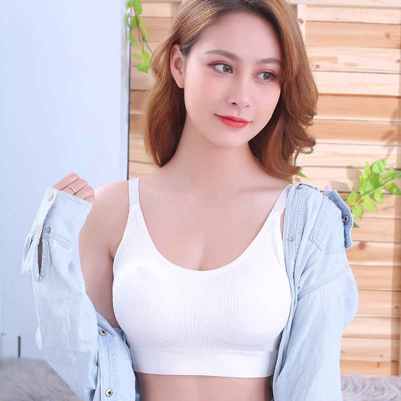 Big đang lót nữ béo mm200 pound tụ tập thể thao vẻ đẹp mỏng sexy girl Bra không nhẫn kiểu thép vest