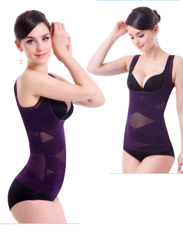 Phần mỏng không có dấu vết corset cơ thể chặt chẽ bụng eo corset đồ lót giảm béo bodysuit vest kích thước lớn chất béo MM