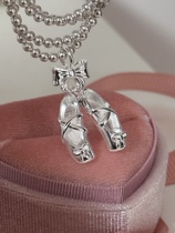 See ISEE Original Ballet Shoes Pendant Girls Dream Series S925 Silver Niche Pendant