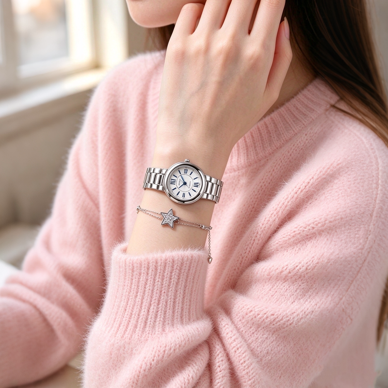 Casio Watch for Women, Sheen, Light Luxury, Niche, High-End Feel, Gift for Girlfriend or Wife, Birthday Present