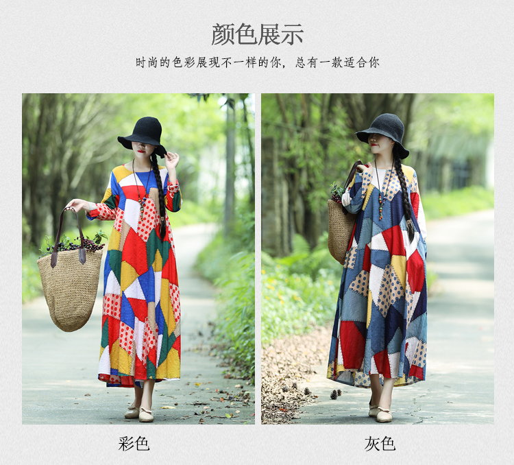 Robe femme en Coton et lin - Ref 3328673 Image 12