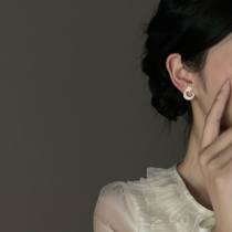 Planet Magic Color star moon earrings exquisite Super fairy temperament mosquito coil ear clip without ear hole female clip earrings