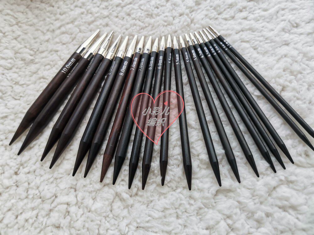 Removable sweater needle ring needle black sandalwood exchangeable needle wow needle ring needle detachable ring needle suit bending tail