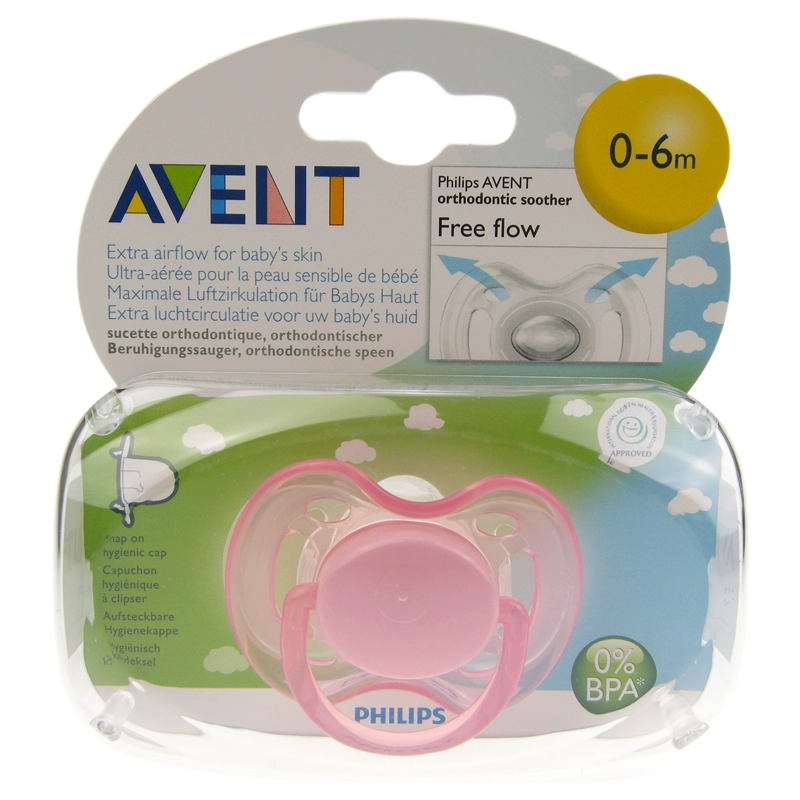 Núm vú giả Philips Avent nhập khẩu, núm vú giả thời trang nhập khẩu Anh Quốc 0-6-18 tháng, một gói - Các mục tương đối Pacifier / Pacificer